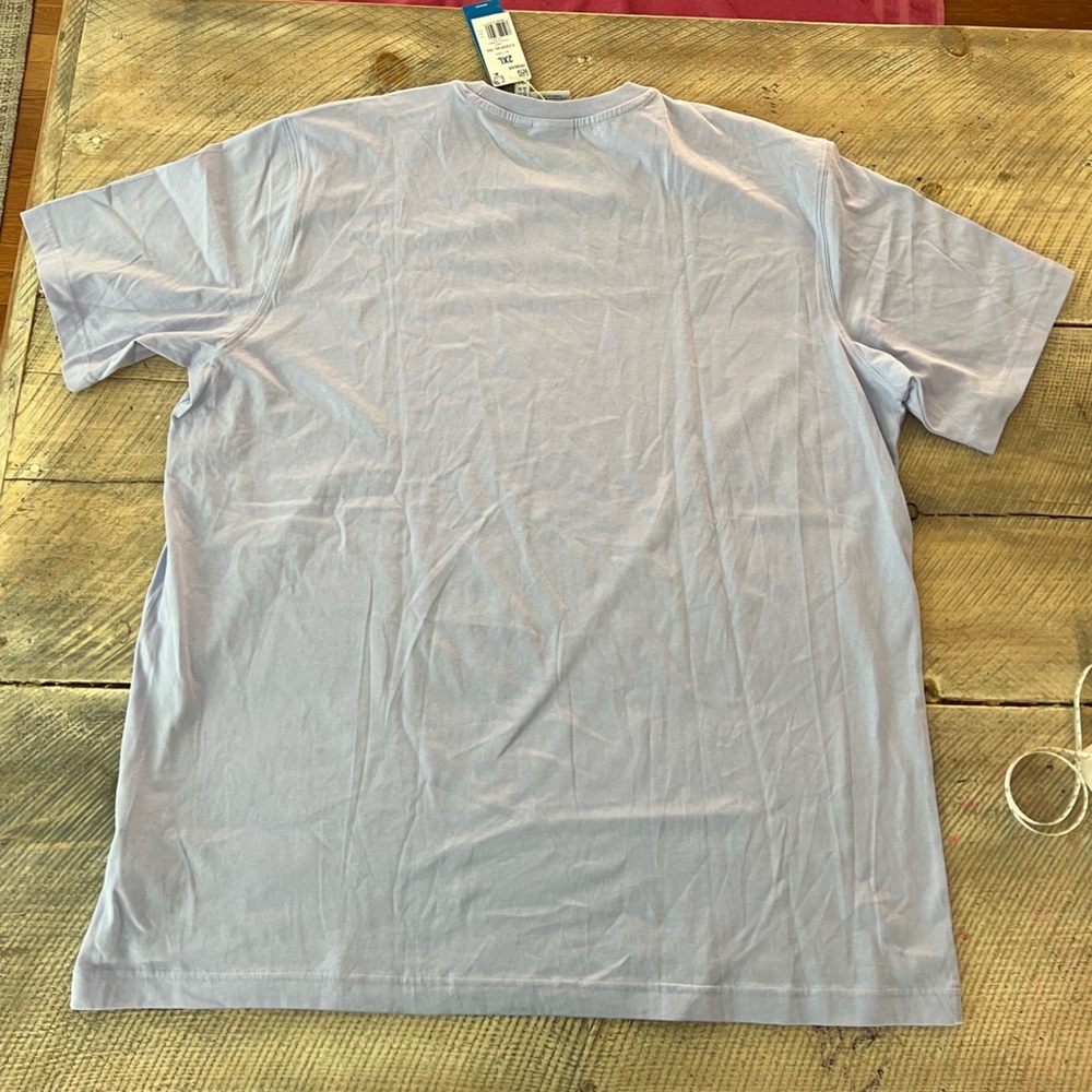 Adidas Originals Essential Tee Mens 2XL Violet Tone NEW Trefoil Logo Shirt - Picture 8 of 8